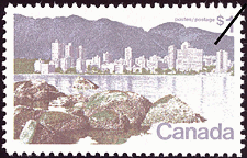 Timbre de 1972 - Vancouver - Timbre du Canada