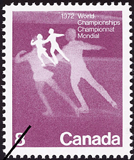 1972 - 1972 World Championships - Canadian stamp - Stamps of Canada