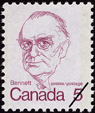 Bennett 1973 - Canadian stamp