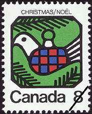 Timbre de 1973 - Colombe - Timbre du Canada