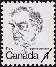 Timbre de 1973 - King - Timbre du Canada