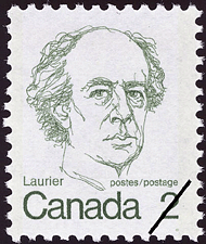 Timbre de 1973 - Laurier - Timbre du Canada