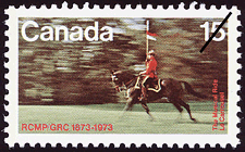 Timbre de 1973 - Le Carrousel - Timbre du Canada