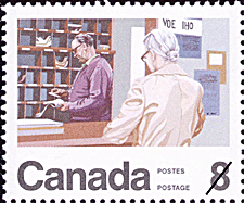 1974 - Postmaster - Canadian stamp - Stamps of Canada