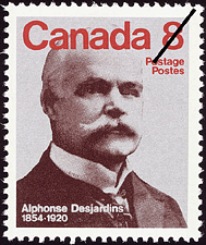 1975 - Alphonse Desjardins, 1854-1920 - Canadian stamp - Stamps of Canada