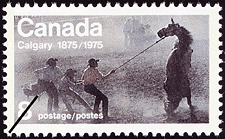 1975 - Calgary, 1875-1975 - Canadian stamp - Stamps of Canada