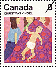 1975 - Child - Canadian stamp - Stamps of Canada