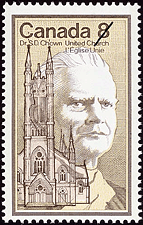 1975 - Dr. S.D. Chown, United Church - Canadian stamp - Stamps of Canada