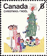 1975 - Family - Canadian stamp - Stamps of Canada