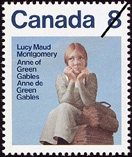 Lucy Maud Montgomery, Anne of Green Gables 1975 - Canadian stamp