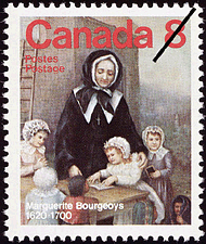 1975 - Marguerite Bourgeoys, 1620-1700 - Canadian stamp - Stamps of Canada