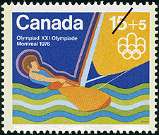 Sailing 1975 - Canadian stamp