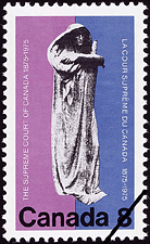 The Supreme Court of Canada, 1875-1975 1975 - Canadian stamp