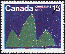 Timbre de 1975 - Conifères - Timbre du Canada
