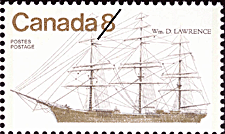 Timbre de 1975 - Wm. D. Lawrence - Timbre du Canada