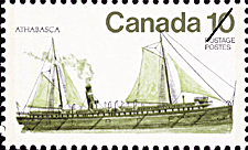 Timbre de 1976 - Athabasca - Timbre du Canada