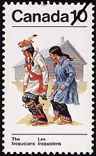 Ceremonial Costume 1976 - Canadian stamp