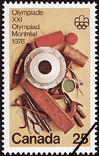 Handicrafts 1976 - Canadian stamp