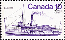 Passport 1976 - Canadian stamp