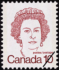 Timbre de 1976 - Reine Elizabeth II - Timbre du Canada
