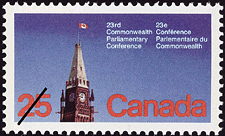 23rd Commonwealth Parliamentary Conference 1977 - Canadian stamp