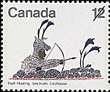 Timbre de 1977 - Archer déguisé - Timbre du Canada