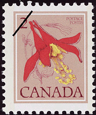 1977 - Western Columbine, Aquilegia formosa - Canadian stamp - Stamps of Canada