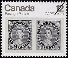 Timbre de 1978 - 12d Reine Victoria - Timbre du Canada
