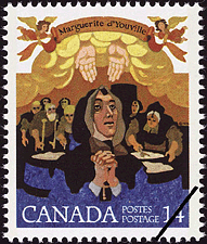 Timbre de 1978 - Marguerite d'Youville - Timbre du Canada