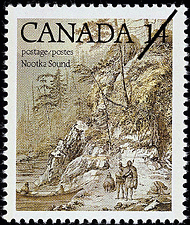 Timbre de 1978 - Nootka Sound - Timbre du Canada