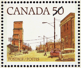 1978 - Prairie Street Scene - Canadian stamp - Stamps of Canada