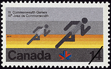 1978 - Running - Canadian stamp - Stamps of Canada
