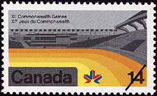 1978 - Stadium - Canadian stamp - Stamps of Canada