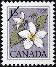 Timbre de 1979 - Violette du Canada, Viola canadensis - Timbre du Canada