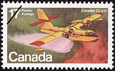 1979 - Canadair CL-215 - Canadian stamp - Stamps of Canada