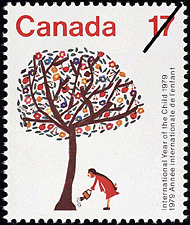 1979 - International Year of the Child, 1979, The Tree of Life - Canadian stamp - Stamps of Canada