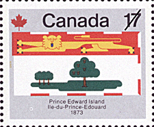 Timbre de 1979 - Île-du-Prince-Édouard, 1873 - Timbre du Canada