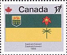 Timbre de 1979 - Saskatchewan, 1905 - Timbre du Canada