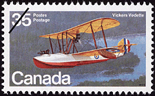 1979 - Vickers Vedette - Canadian stamp - Stamps of Canada