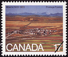 1980 - Alberta, 1905-1980 - Canadian stamp - Stamps of Canada