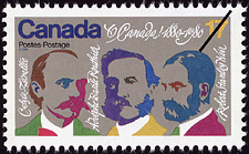 1980 - Calixa Lavallée, Adolphe-Basile Routhier, Robert Stanley Weir - Canadian stamp - Stamps of Canada