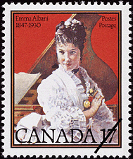 1980 - Emma Albani, 1847-1930  - Canadian stamp - Stamps of Canada