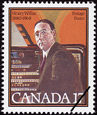 Timbre de 1980 - Healey Willan, 1880-1968 - Timbre du Canada