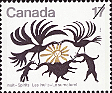 Timbre de 1980 - Retour du soleil - Timbre du Canada