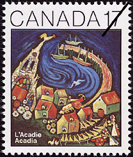 Acadia  1981 - Canadian stamp