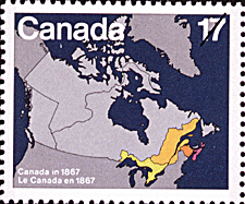 1981 - Canada in 1867 - Canadian stamp - Stamps of Canada