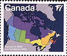 Canada in 1905 1981 - Canadian stamp