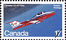 Canadair CL-41 Tutor  1981 - Canadian stamp