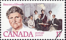 1981 - Henrietta Edwards - Canadian stamp - Stamps of Canada