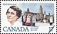 Timbre de 1981 - Idola Saint-Jean - Timbre du Canada